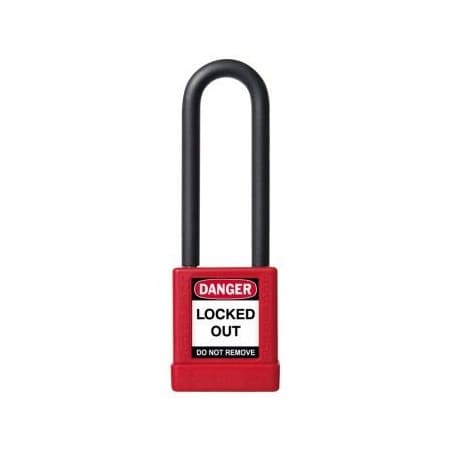 Accuform BRASS BODY PADLOCKS BODY HEIGHT 1 KDL452RD KDL452RD